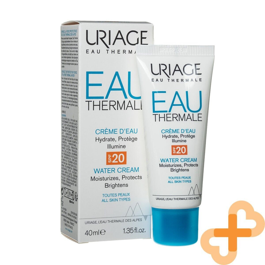 URIAGE EAU Moisturizing Face Cream 40 ml SPF20 Moisturizes Protects Uriage