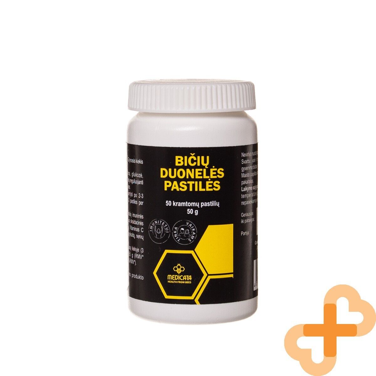 MEDICATA Bee Bread 50 Chewable Pastilles Immunity System Supplement Adult Child MEDICATA