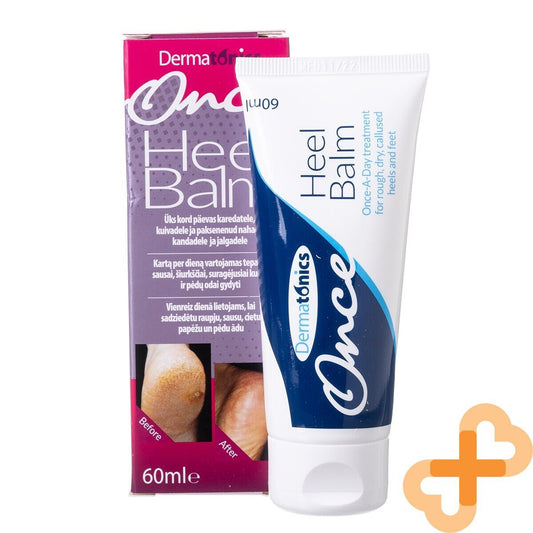 DERMATONICS Once Heel Balm 60ml Once a Day Treatment For Rough Dry Heel Skin