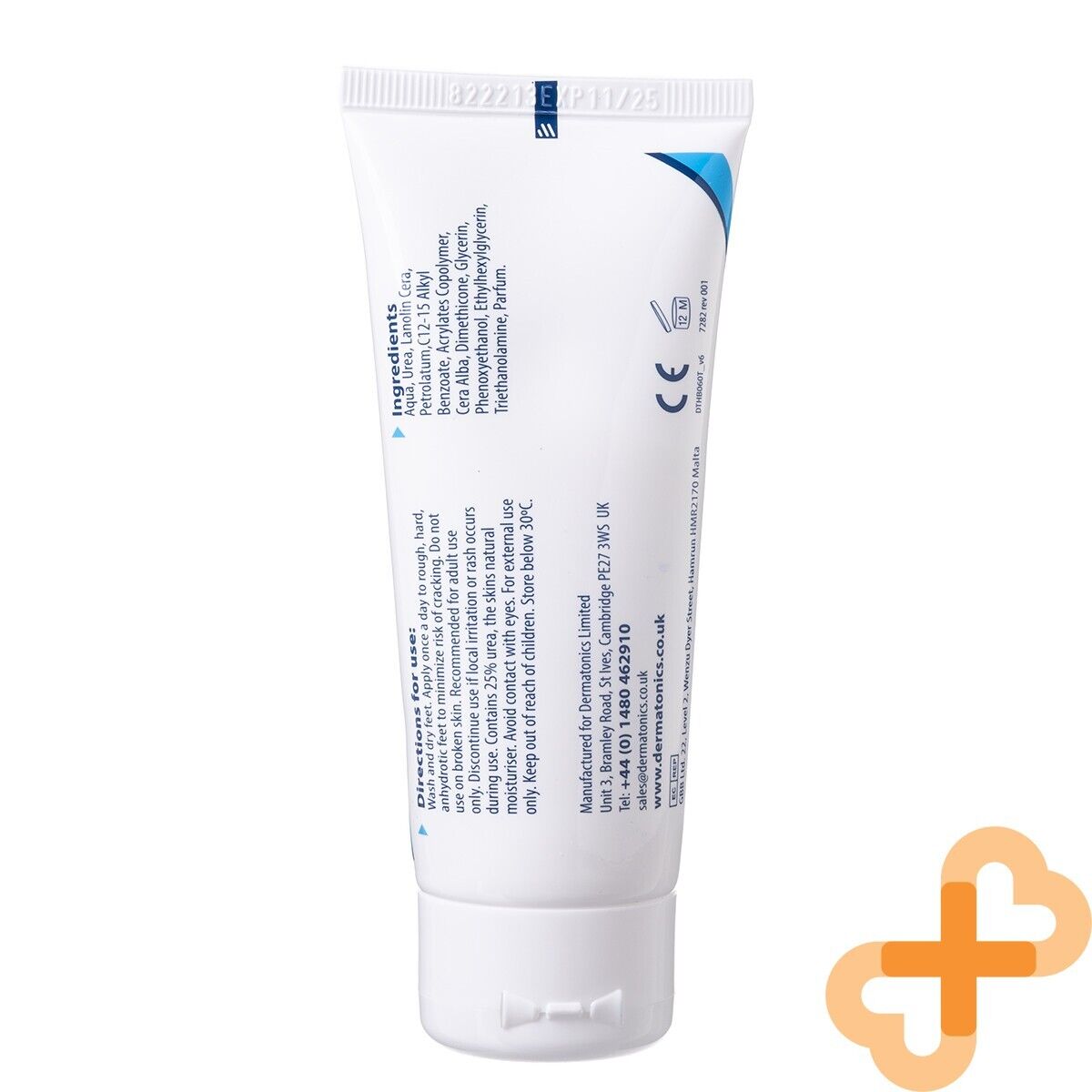 DERMATONICS Once Heel Balm 60ml Once a Day Treatment For Rough Dry Heel Skin Heel