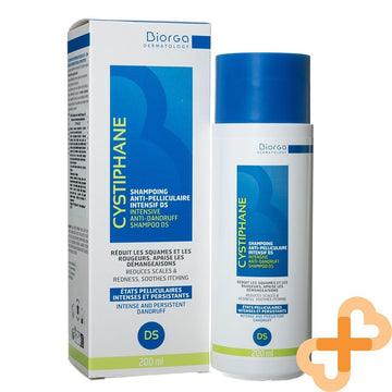 Cystiphane DS Intensive Anti Dandruff Shampoo For Dry Greasy Hair dandruff 200ml Biorga