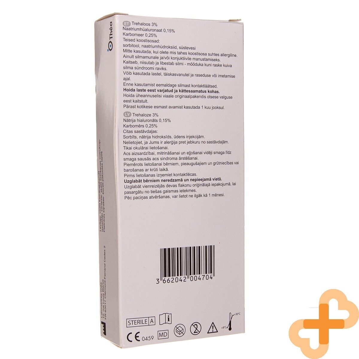 THEALOZ DUO Gel Eye Drops for Dry Eye Syndrom Treatment 0,4g