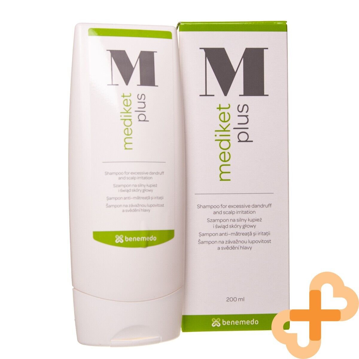 MEDIKET PLUS Shampoo For Dry Scalp Skin and Hair Care 200 ml Anti Dandruff MEDIKET
