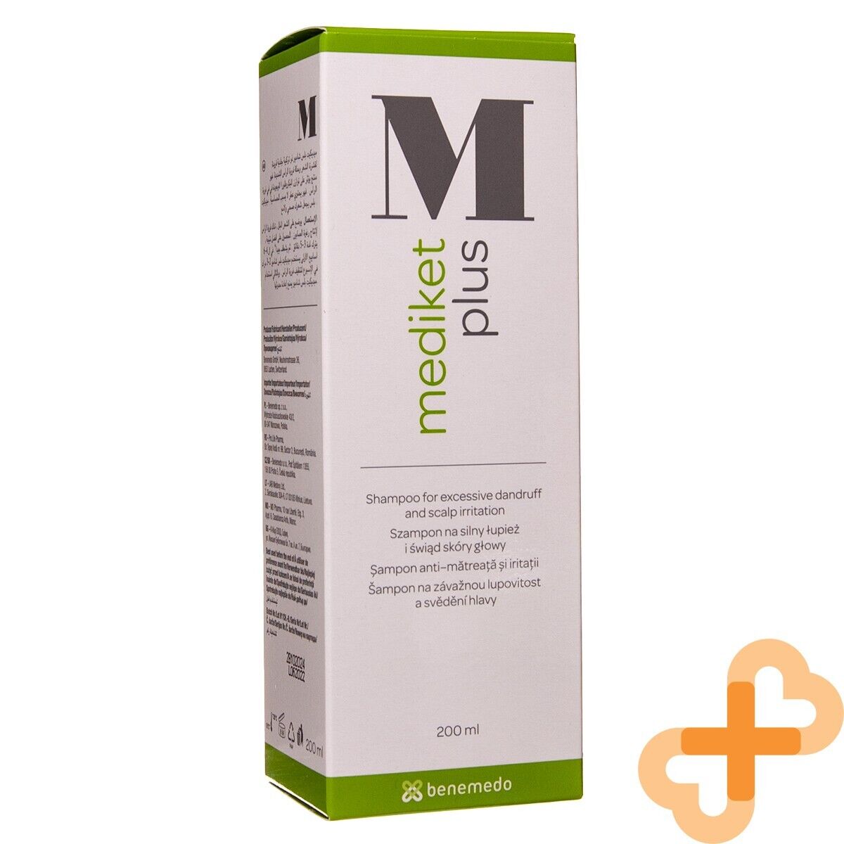 MEDIKET PLUS Shampoo For Dry Scalp Skin and Hair Care 200 ml Anti Dandruff MEDIKET