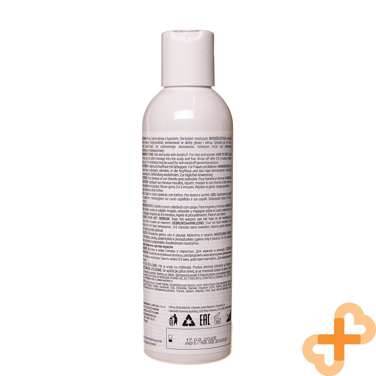 SEBORADIN Anti-Dandruff Shampoo Hair and Scalp Effective Prevention SEBORADIN