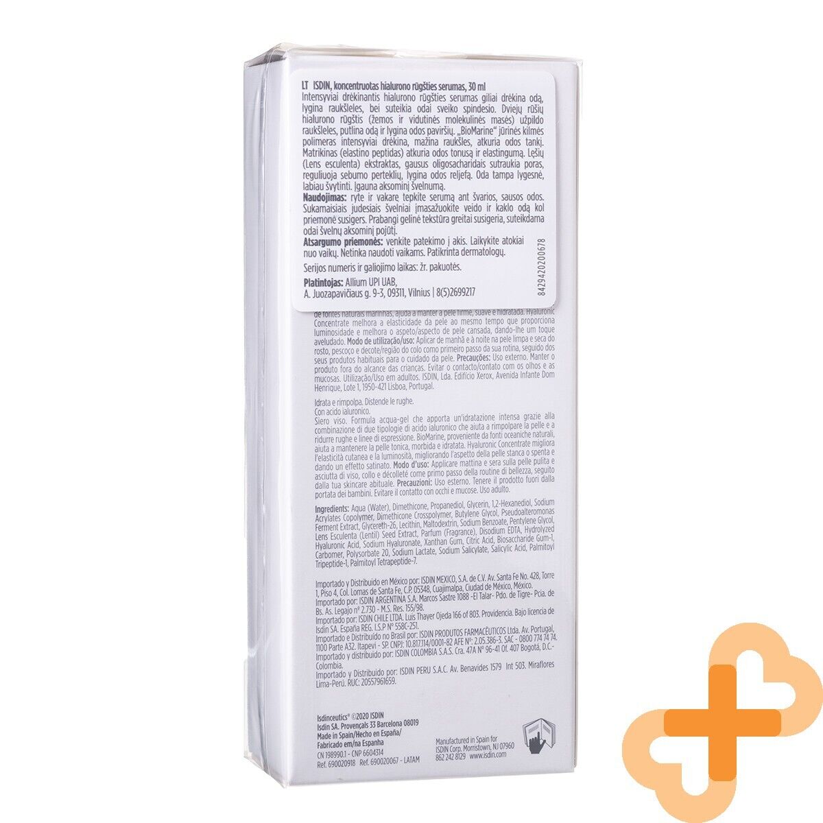 ISDIN Isdinceutics Hyaluronic Concentrate Serum 30ml Moisturizing ISDIN